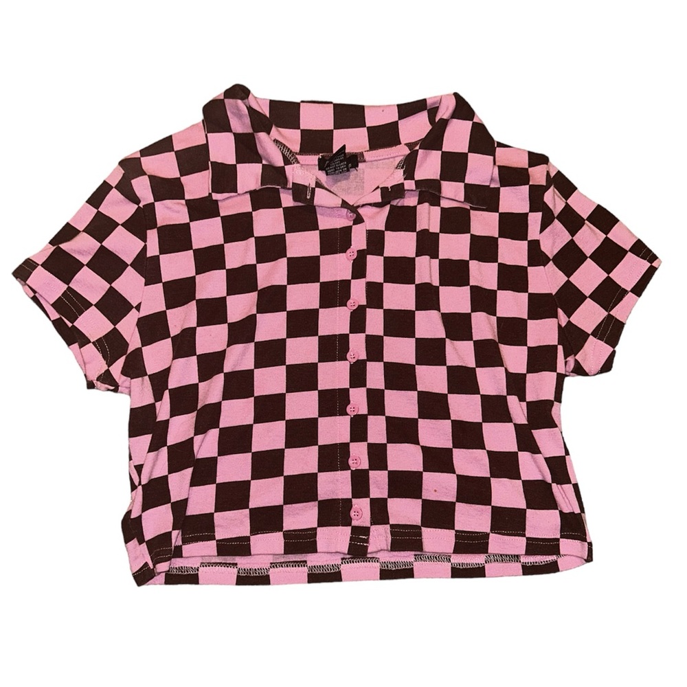 Rue 21 checkered crop top.